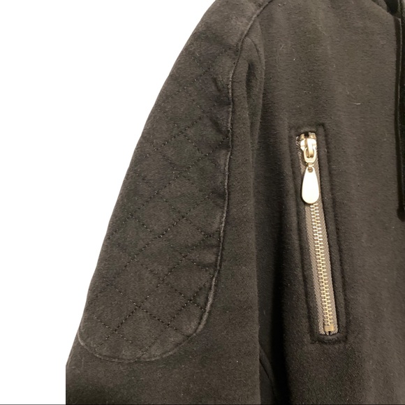 Paraphrase long black zip hooodie - Picture 2 of 3